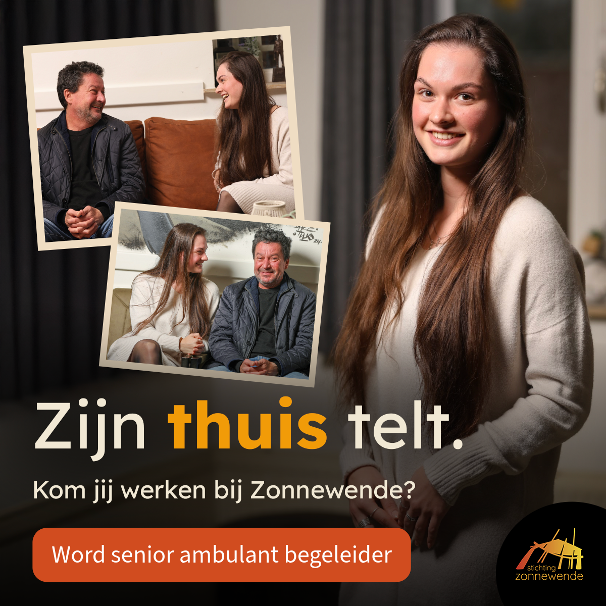 Senior ambulant begeleider voor stichting Zonnewende